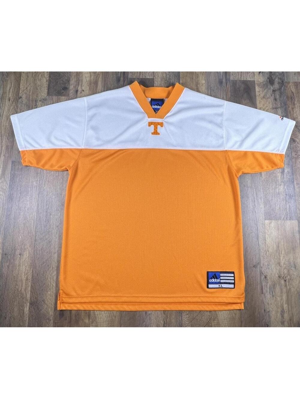 Vintage Adidas Tennessee Volunteers Team Warmup Basketball Jersey Vols XL USA